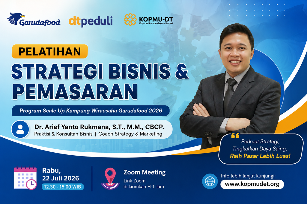 Tingkatkan Daya Saing UMKM di Era Digital, Kampung Wirausaha Garudafood Gelar Pelatihan Strategi Bisnis dan Pemasaran - Cover Image